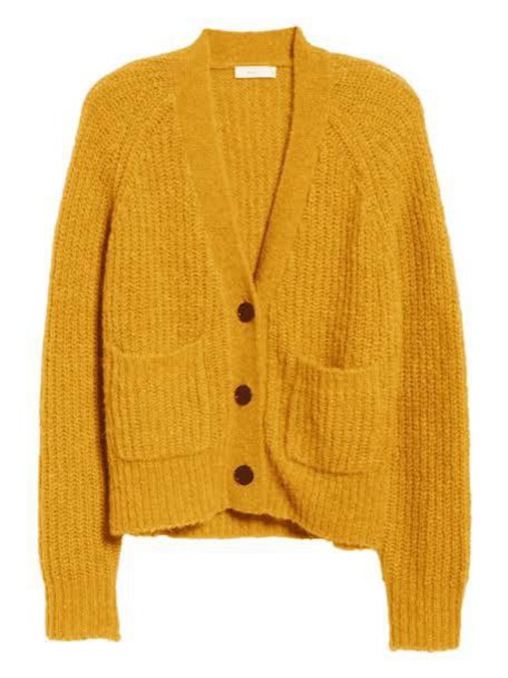 A.L.C. Mustard Yellow Cleveland Cardigan Large